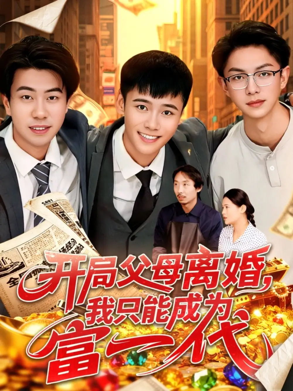 短剧《开局父母离婚，我只能成为富一代》高清完整版全集免费在线观看